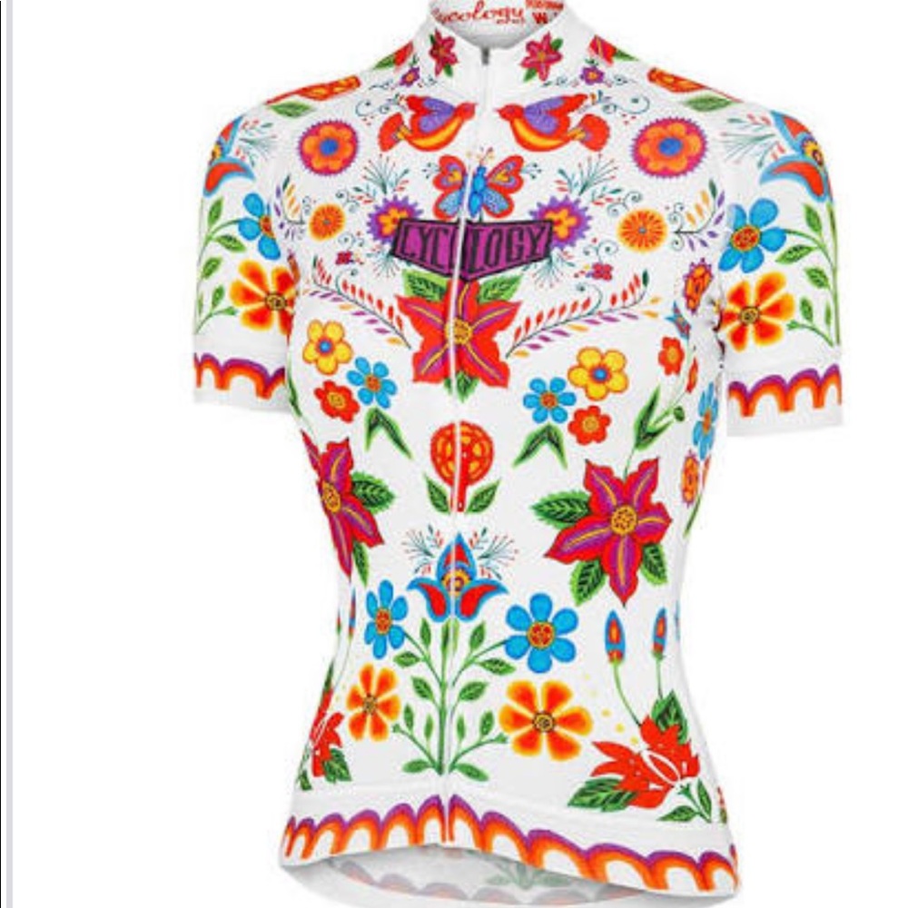 CYCOLOGY FRIDA CYCLING JERSEY - Size Small - White